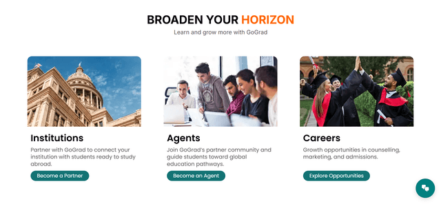 GoGrad — Study Abroad Website & Custom Course Finder screenshot 1