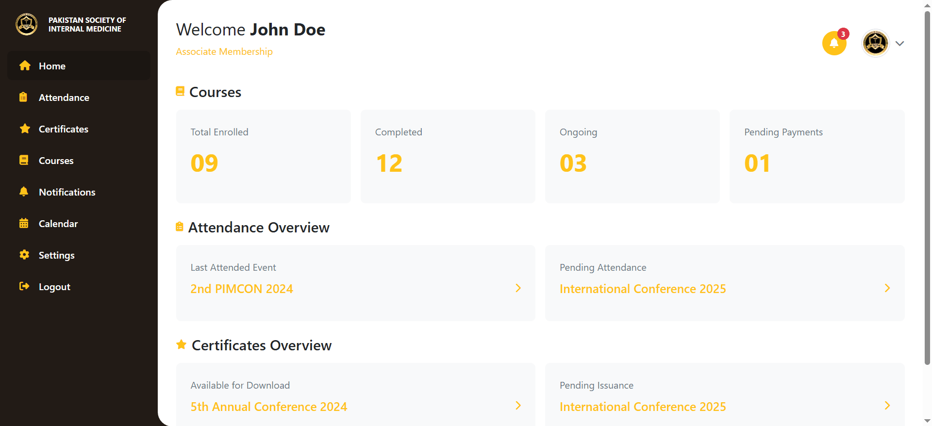 Empowering Medical Professionals: Building a Laravel-Powered Membership Dashboard for PSIM