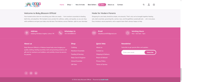 Baby Blossom — Shopify Store & Custom Theme Development screenshot 4