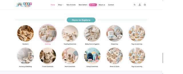 Baby Blossom — Shopify Store & Custom Theme Development screenshot 1